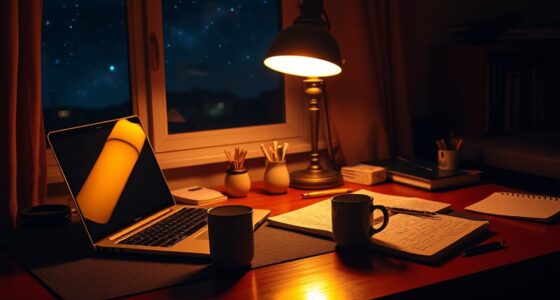 optimize workspace for night