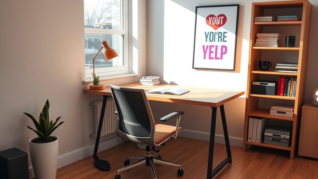 organize workspace to begin