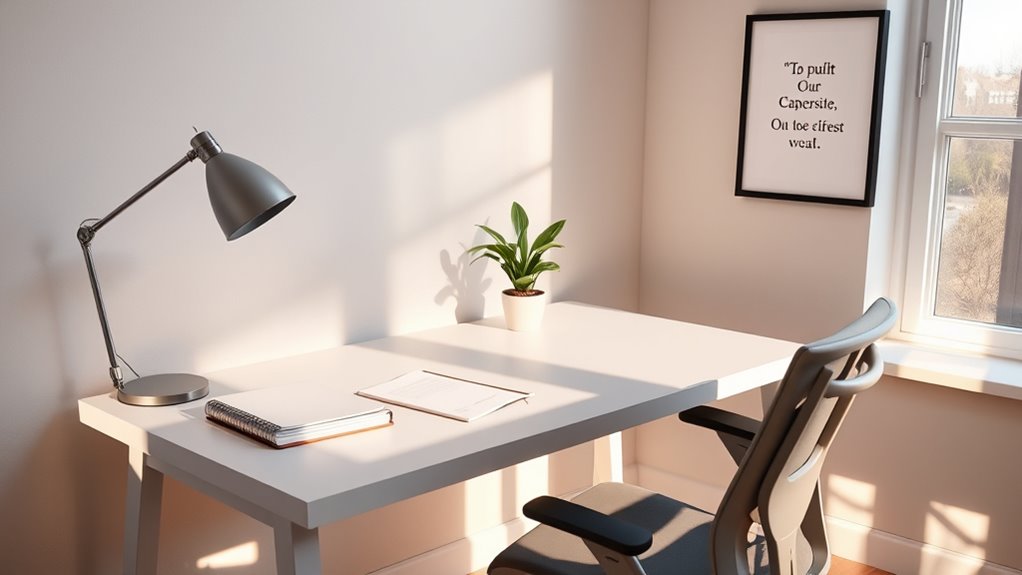 organize workspace to boost