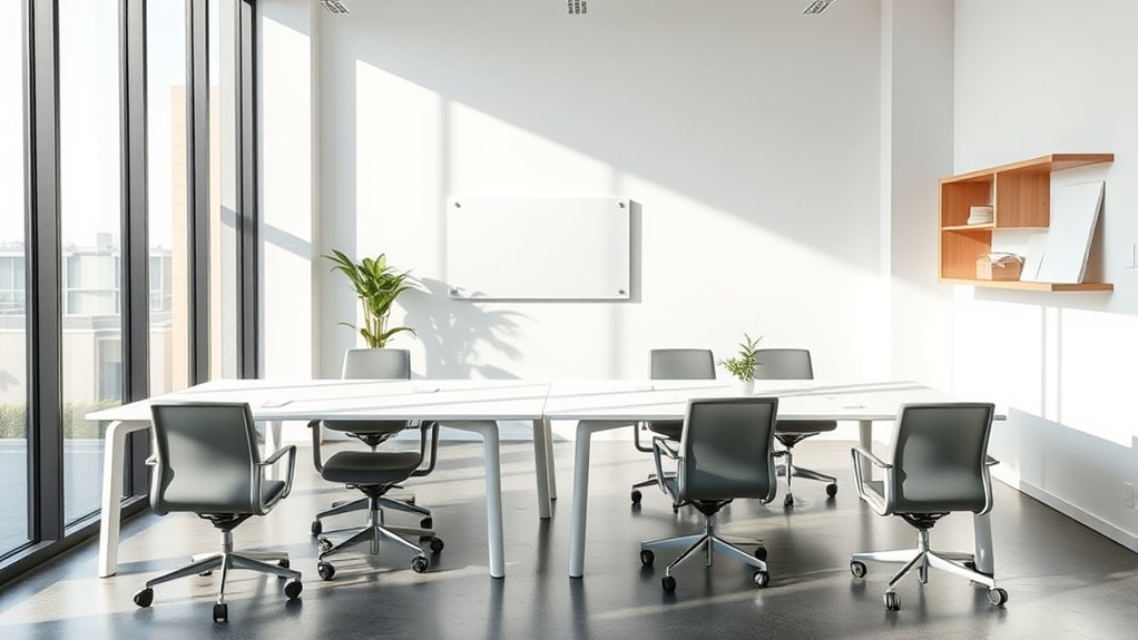 organized clutter free work environment