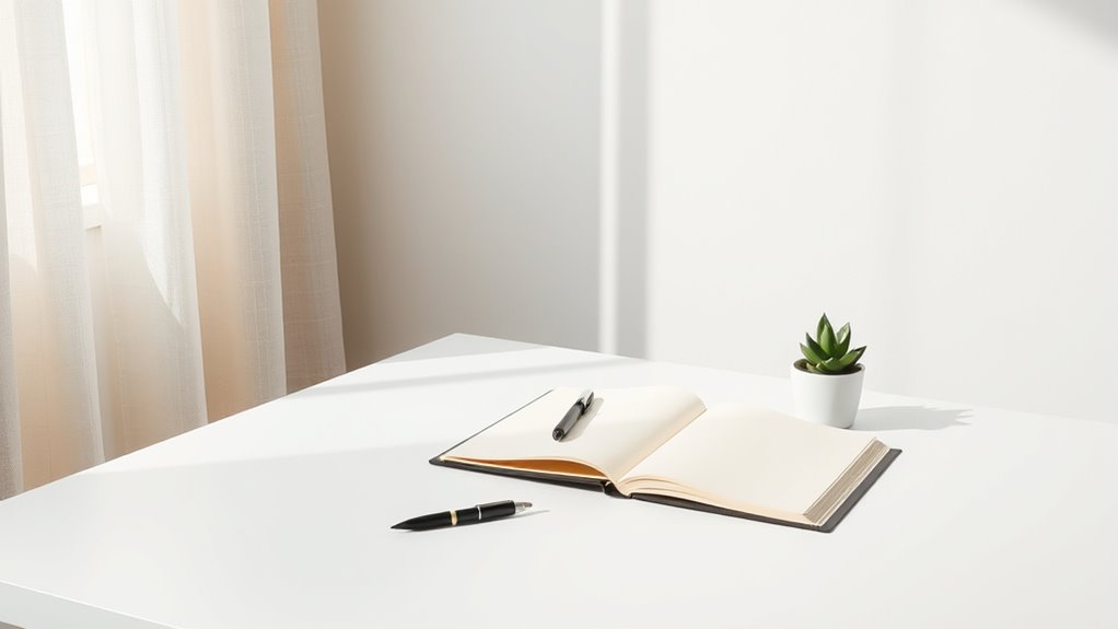 organized ergonomic calming environment