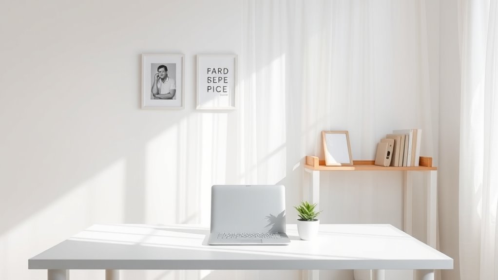 organized minimal creative environment