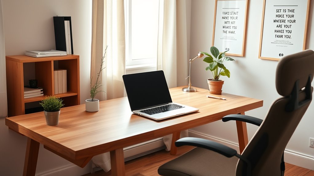 organized workspace reduces procrastination