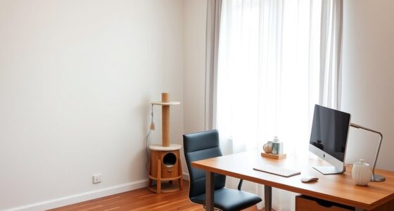 pet proofing minimalist workspace