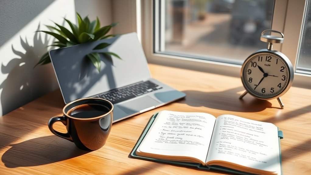 prioritize focused morning routine