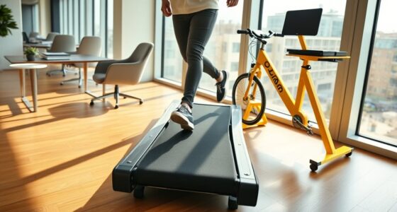 workstations with movement options