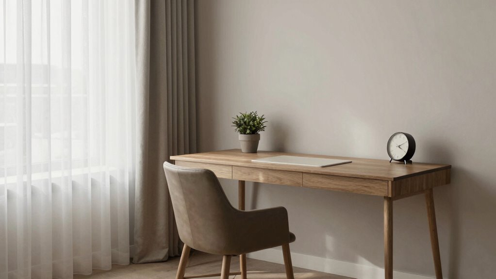 calm organized mindful workspace
