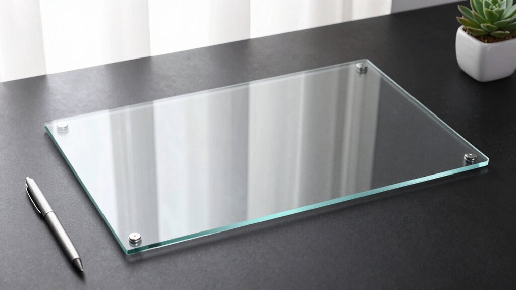 clear sleek desk shields