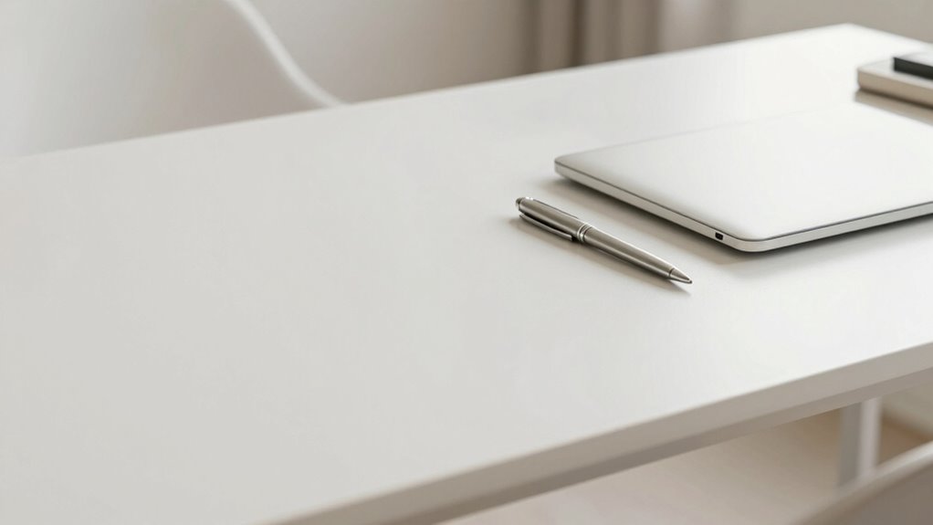 clutter free elegant workspace