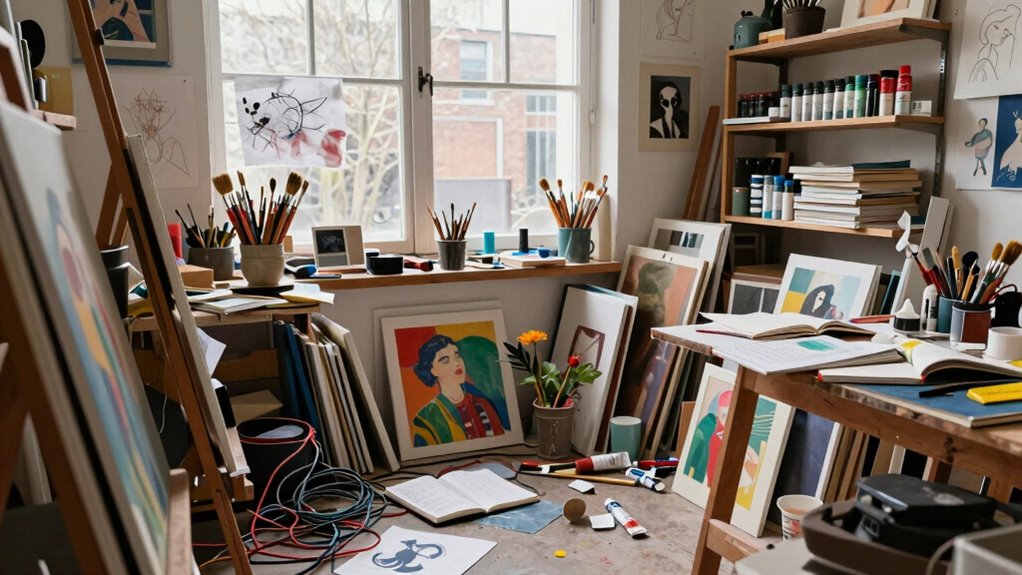 clutter hampers creative focus