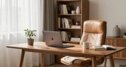 comfortable organized well lit environment