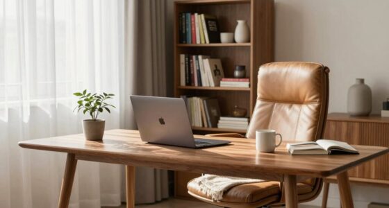 comfortable organized well lit environment