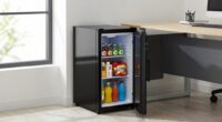 compact office fridge solution