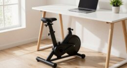 compact under desk bike
