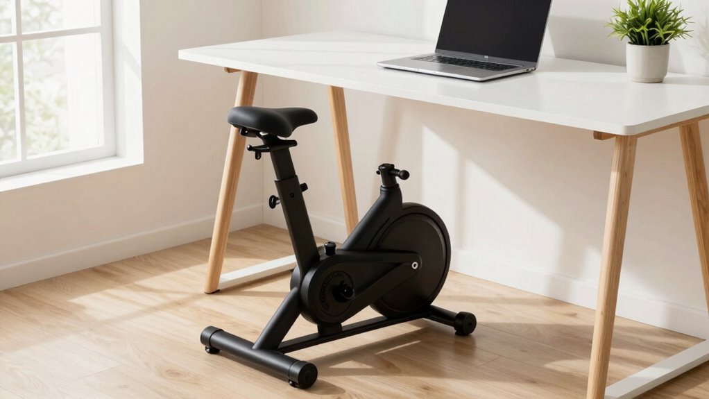 compact under desk bike