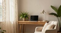 designate a peaceful workspace