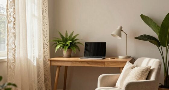 designate a peaceful workspace