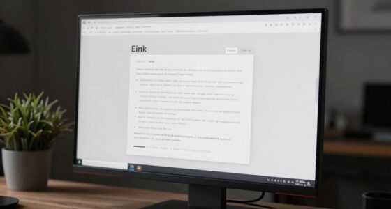 e ink reduces eye strain