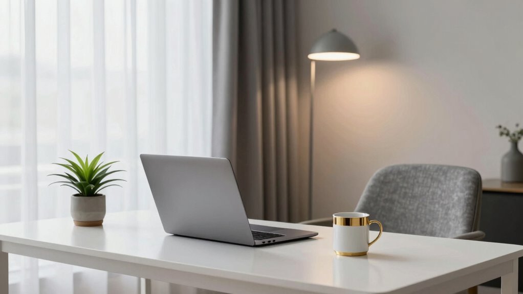 elegant curated workspace essentials