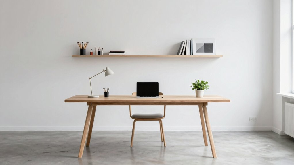 elegant minimalist studio layouts