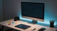enhances visual workspace ambiance