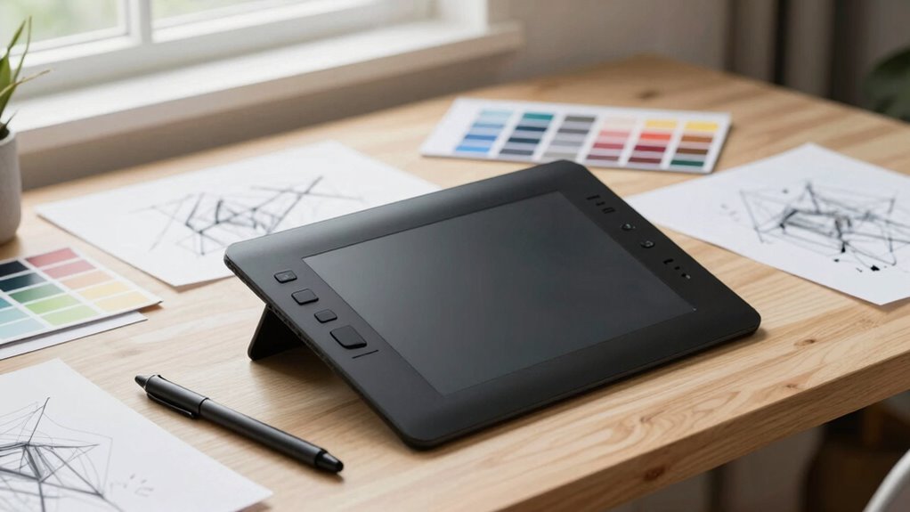 ergonomic adjustable review setup