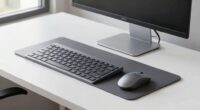 ergonomic keyboard tray placement