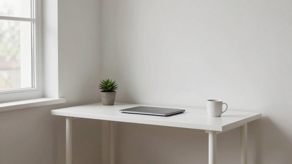 ergonomic minimalist organized workspace