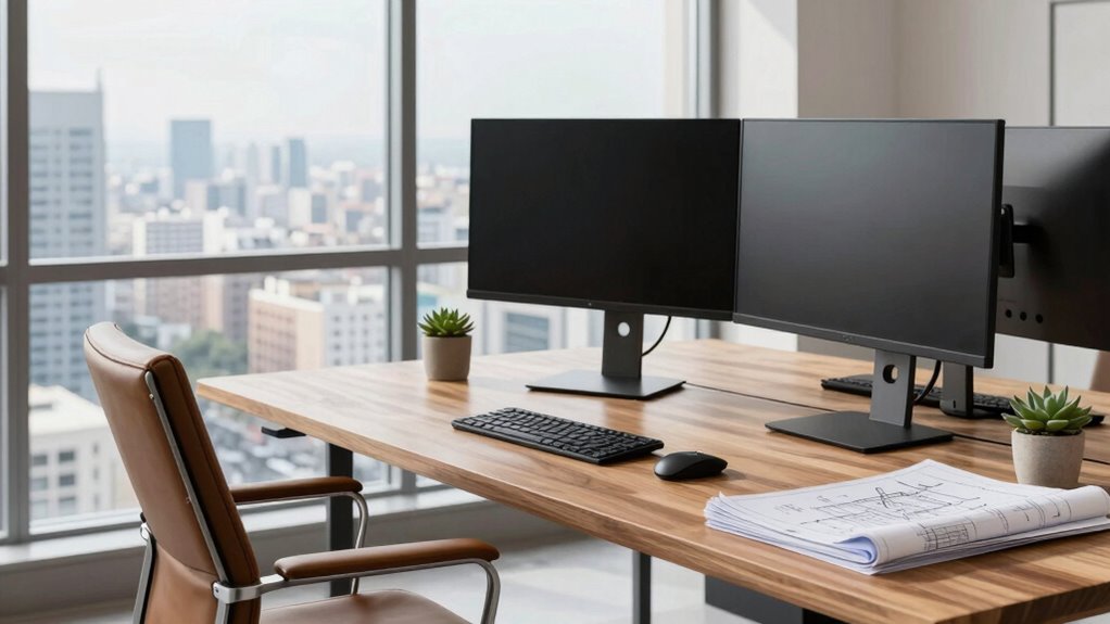 ergonomic organized inspiring workspace