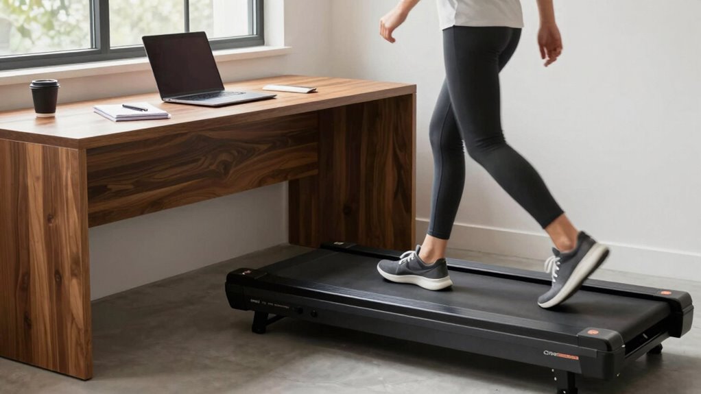 ergonomic workspace for walking