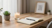 establish focus rituals desk