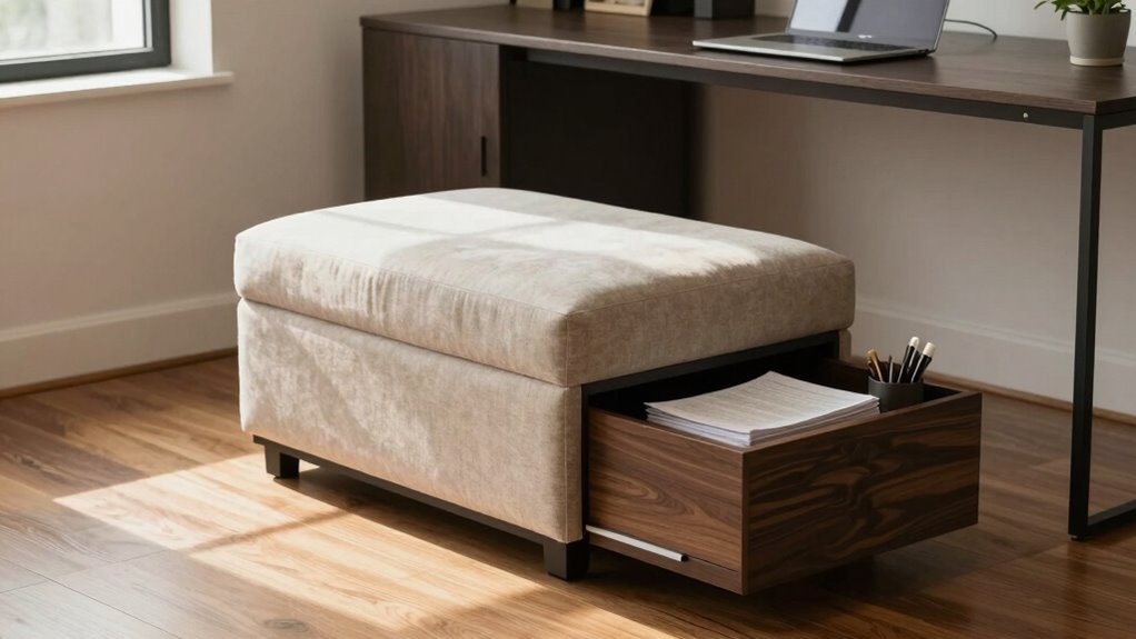 hidden storage ottomans