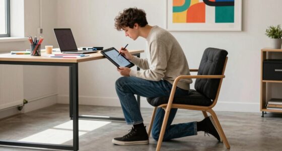 kneeling chairs and creativity