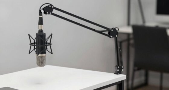 microphone boom arm options