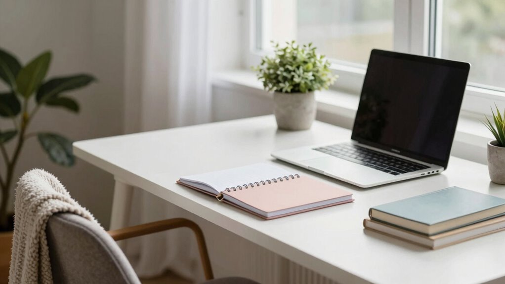 mindful ergonomic workspace organization