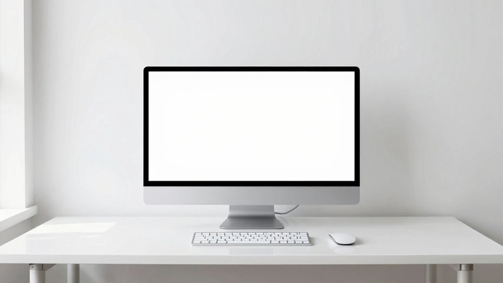 minimalist and organized display