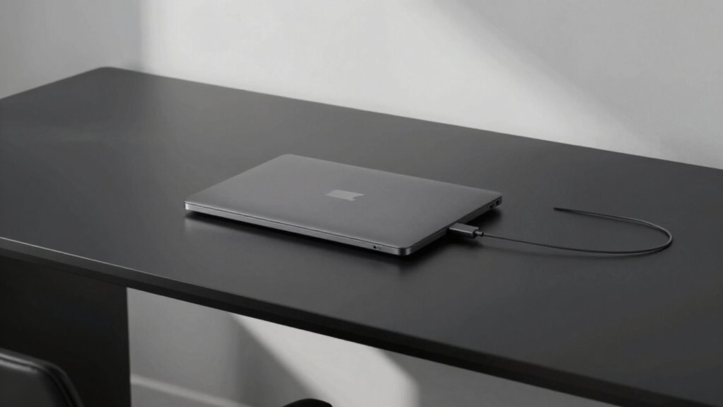minimalist cable management design
