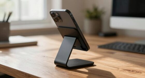 minimalist desk phone holder