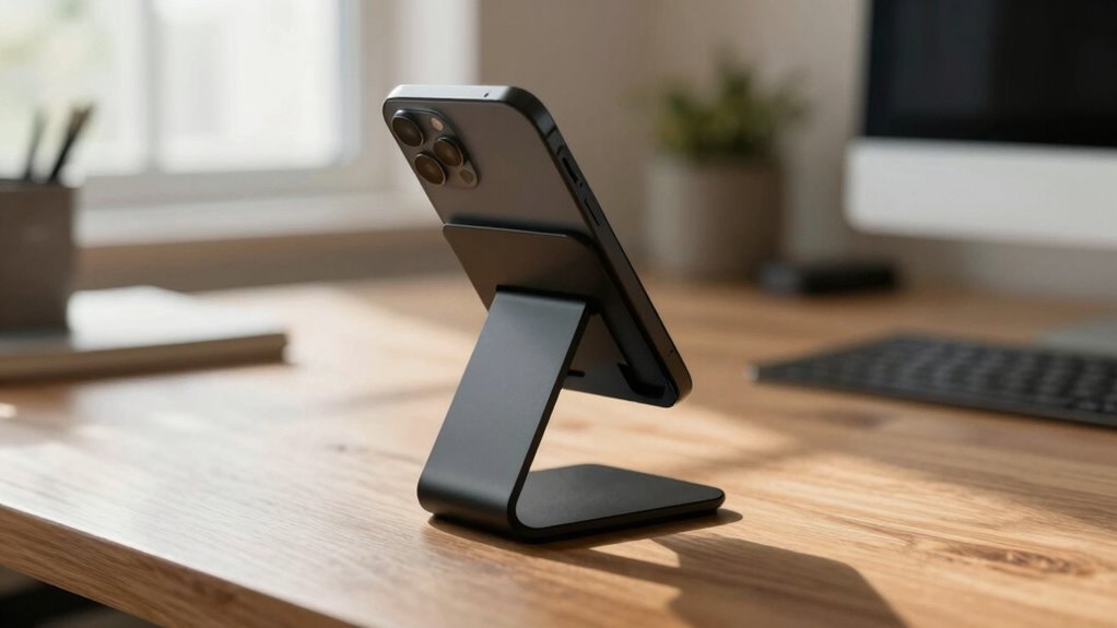 minimalist desk phone holder