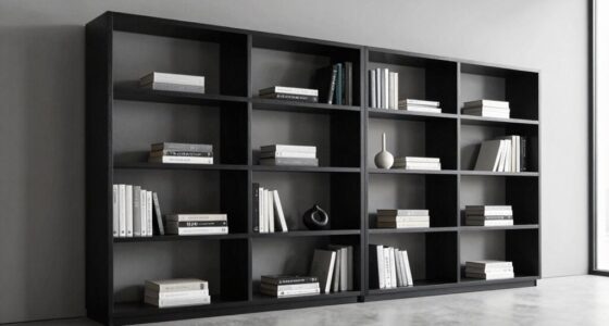 minimalist office bookshelf designs