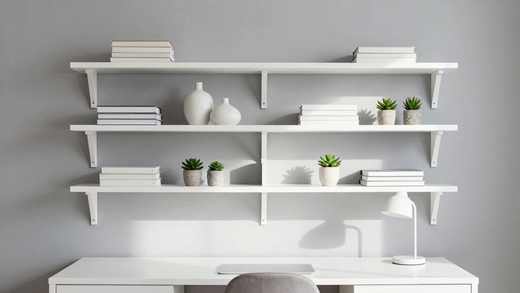 minimalist organized workspace design