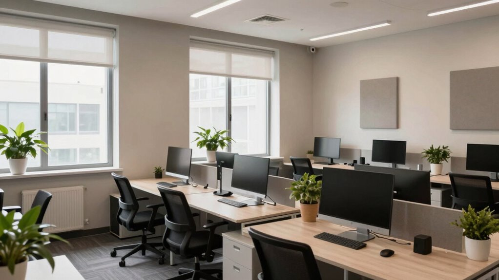 minimize distractions in workspace