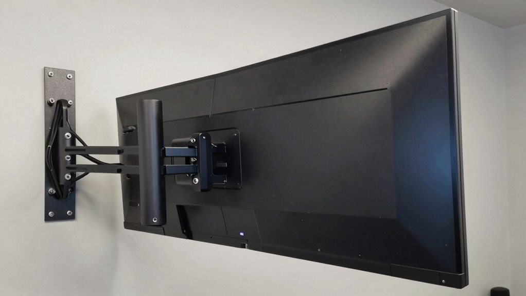 monitor mounting and adjustment