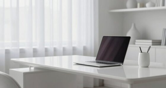 neat desks enhance luxury