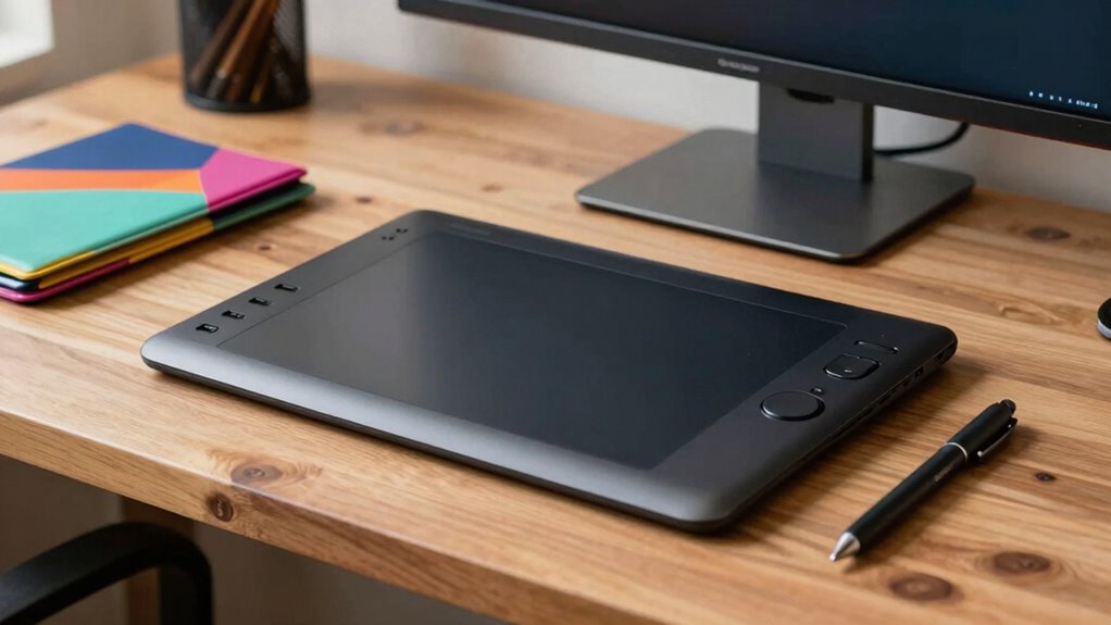 optimal desk drawing tablet size