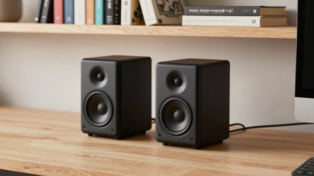 optimal desk speaker placement