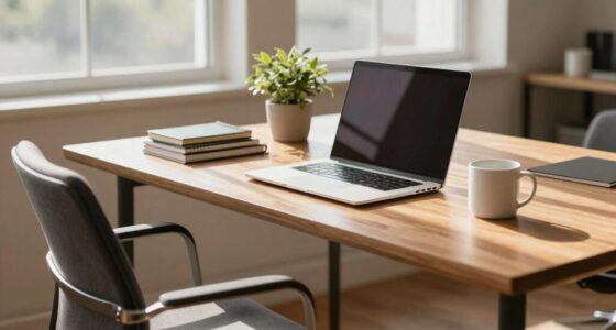 optimized desk morning routine