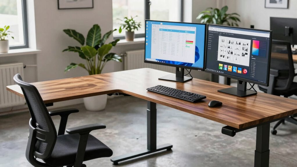 optimized ergonomic multitasking space