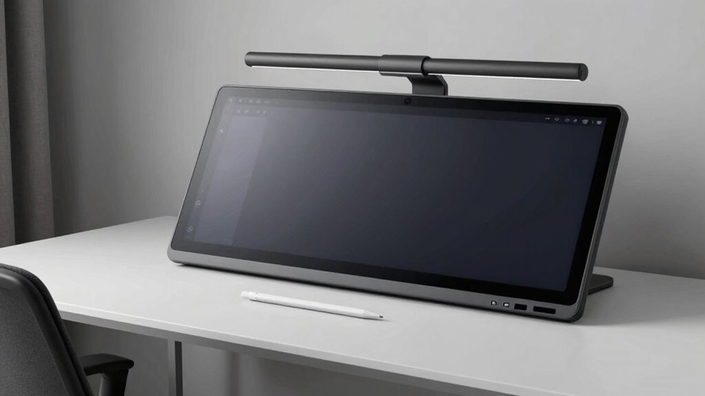 optimized ergonomic pen workspace
