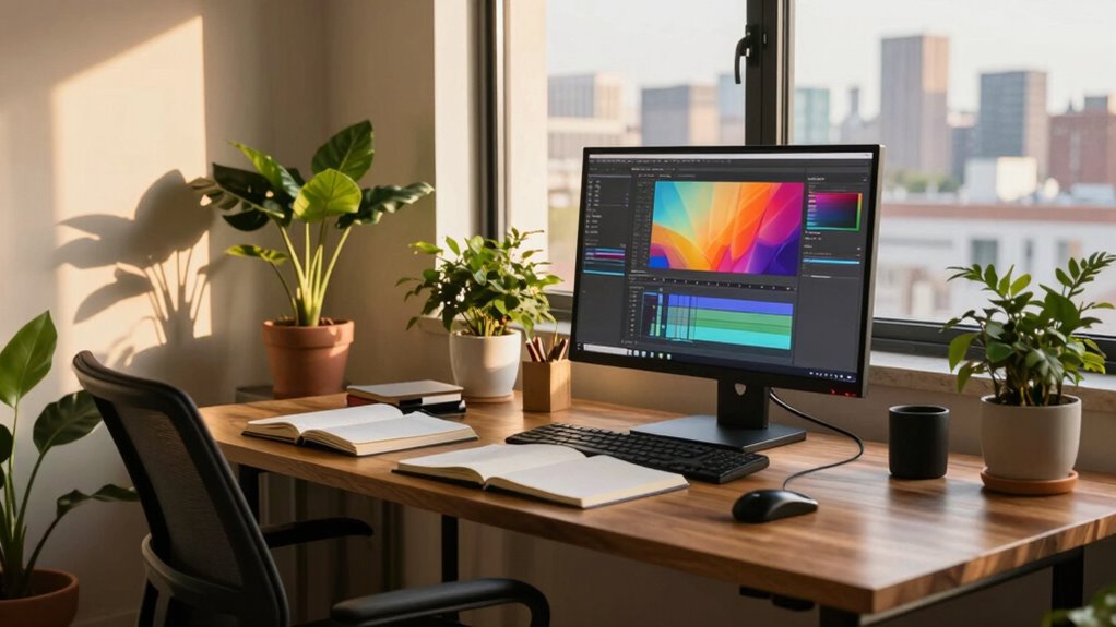 optimized lighting and ergonomics